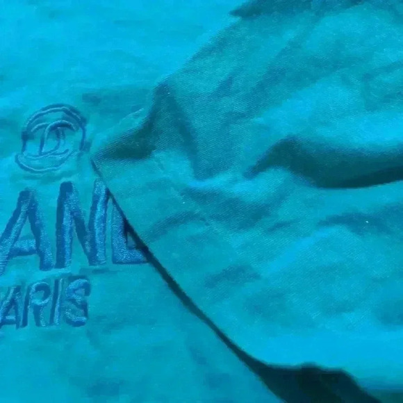 Chanel 90’s Blue Boot Embroidered T-shirt - Picture 5 of 5
